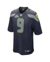Kenneth Walker III Seattle Seahawks Nike Super Bowl LX Patch-Spieler Trikot – College Navy