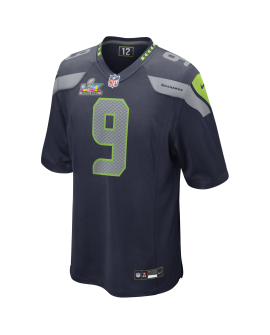 Kenneth Walker III Seattle Seahawks Nike Super Bowl LX Patch-Spieler Trikot – College Navy
