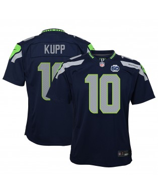 Cooper Kupp Seattle Seahawks Nike Spieler Trikot für Jugendliche der 50. Saison – College Navy