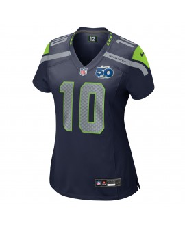 Cooper Kupp Seattle Seahawks Nike Damen-Team-Spieler Trikot der 50. Saison – College Navy