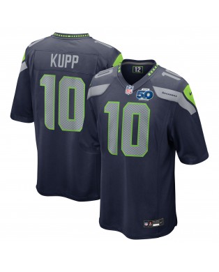 Cooper Kupp Seattle Seahawks Nike Team 50. Saison-Spieler Trikot – College Navy