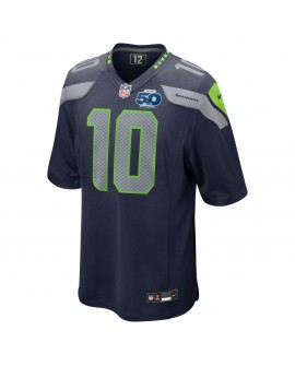 Cooper Kupp Seattle Seahawks Nike Team 50. Saison-Spieler Trikot – College Navy