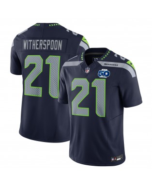 Devon Witherspoon Seattle Seahawks Nike Team 50th Season Vapor F.U.S.E. Limitiertes Trikot – College Navy