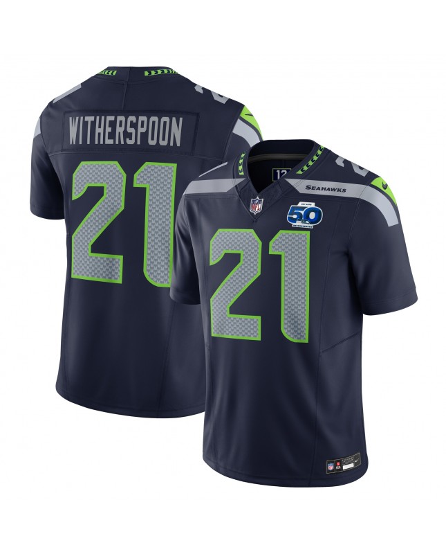 Devon Witherspoon Seattle Seahawks Nike Team 50th Season Vapor F.U.S.E. Limitiertes Trikot – College Navy