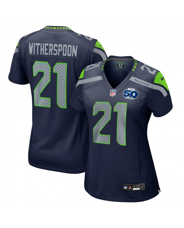 Devon Witherspoon Seattle Seahawks Nike Damen-Team-Spieler Trikot der 50. Saison – College Navy