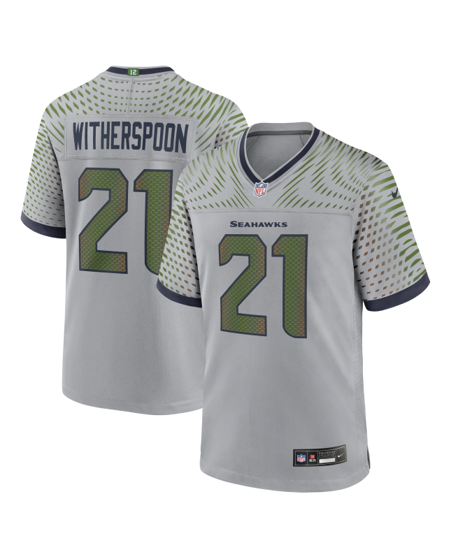 Devon Witherspoon Seattle Seahawks Nike 2025 Rivalries Collection Spieler Trikot – Wolfgrau