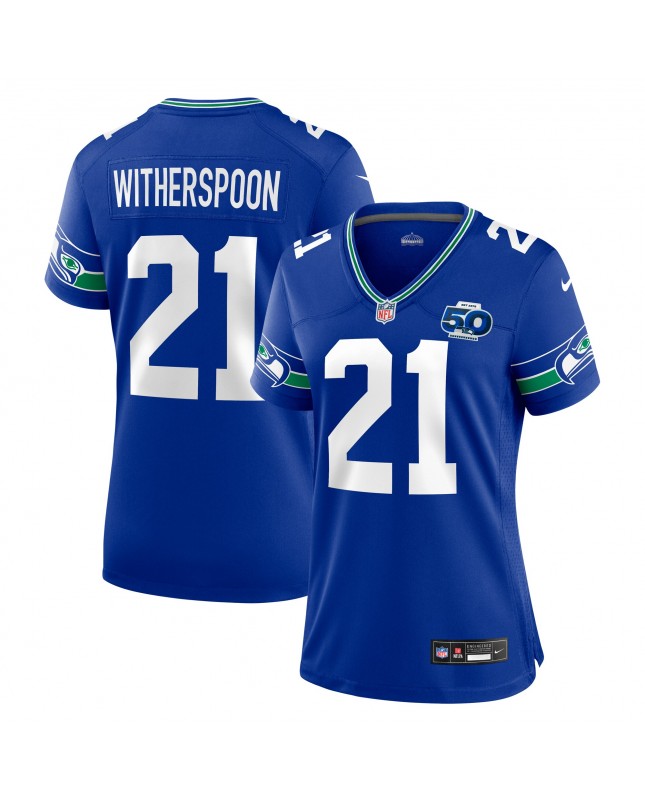 Devon Witherspoon Seattle Seahawks Nike Alternate 2 Spieler Trikot für die 50. Saison für Damen – Königsblau