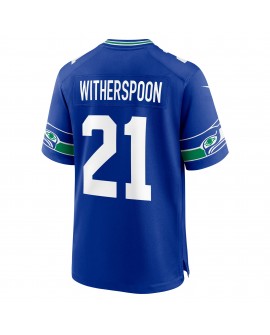 Devon Witherspoon Seattle Seahawks Nike Throwback Spieler-Spieler Trikot – Königsblau