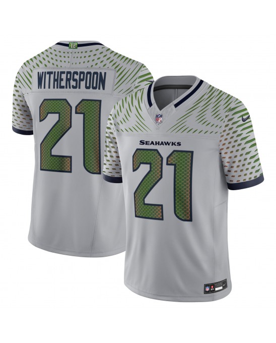 Devon Witherspoon Seattle Seahawks Nike 2025 Rivalries Collection Limited Trikot – Wolf Grau