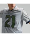 Devon Witherspoon Seattle Seahawks Nike 2025 Rivalries Collection Spieler Trikot – Wolfgrau