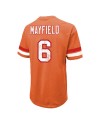 Baker Mayfield Tampa Bay Buccaneers Majestic Threads Übergroßes T-Shirt – Orange