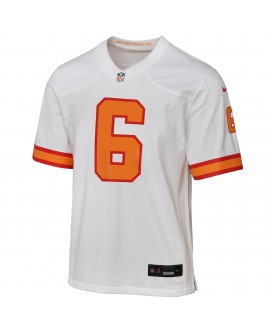 Baker Mayfield '76 Tampa Bay Buccaneers Jugend-Spieler Trikot – Weiß