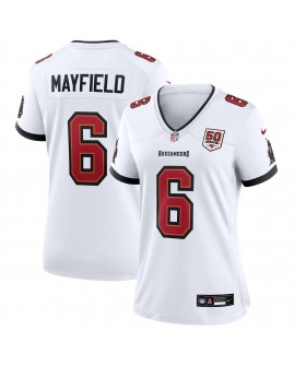 Baker Mayfield Tampa Bay Buccaneers Nike Damen-Spieler Trikot der 50. Saison in Weiß – Weiß