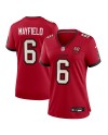 Baker Mayfield Tampa Bay Buccaneers Nike Damen-Team-Spieler Trikot für die 50. Saison – Rot