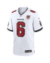 Baker Mayfield Tampa Bay Buccaneers Nike 50. Saison Weißes Spieler Trikot – Weiß