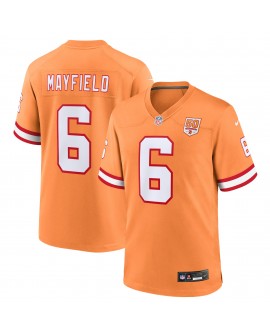 Baker Mayfield Tampa Bay Buccaneers Nike Spieler Trikot der 50. Saison – Creamsicle