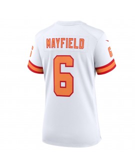 Baker Mayfield '76 Tampa Bay Buccaneers Nike Damen-Spieler Trikot für die 50. Saison – Weiß