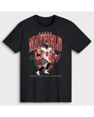 Baker Mayfield Tampa Bay Buccaneers Spieler-Hype-T-Shirt – Schwarz