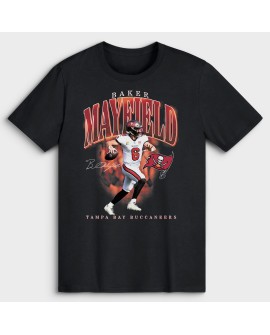 Baker Mayfield Tampa Bay Buccaneers Spieler-Hype-T-Shirt – Schwarz