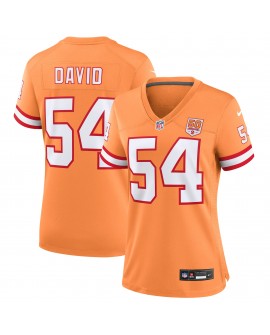 Lavonte David Tampa Bay Buccaneers Nike Damen-Spieler Trikot für die 50. Saison – Creamsicle