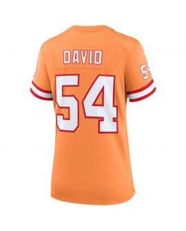 Lavonte David Tampa Bay Buccaneers Nike Damen-Spieler Trikot für die 50. Saison – Creamsicle