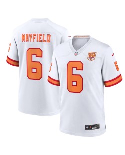 Baker Mayfield '76 Tampa Bay Buccaneers Nike Spieler Trikot der 50. Saison – Weiß