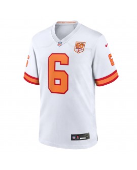 Baker Mayfield '76 Tampa Bay Buccaneers Nike Spieler Trikot der 50. Saison – Weiß