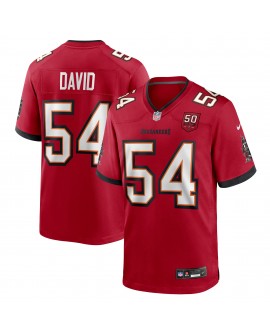 Lavonte David Tampa Bay Buccaneers Nike 50. Saison-Team-Spieler Trikot – Rot