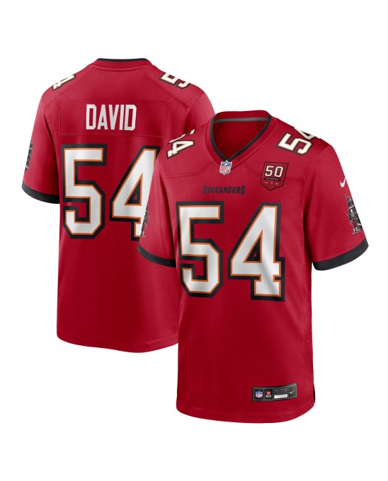 Lavonte David Tampa Bay Buccaneers Nike 50. Saison-Team-Spieler Trikot – Rot