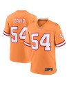 Lavonte David Tampa Bay Buccaneers Nike Throwback-Spieler Trikot – Orange