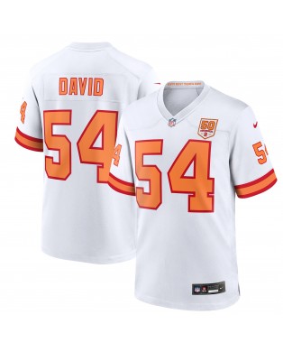 Lavonte David '76 Tampa Bay Buccaneers Nike Spieler Trikot der 50. Saison – Weiß