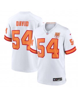Lavonte David '76 Tampa Bay Buccaneers Nike Spieler Trikot der 50. Saison – Weiß