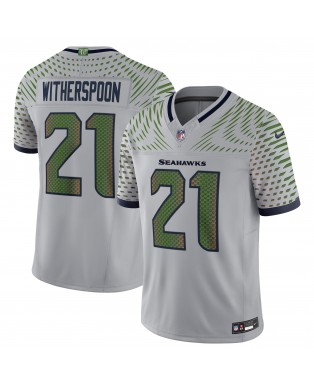 Devon Witherspoon Seattle Seahawks Nike 2025 Rivalries Collection Limited Trikot – Wolf Grau