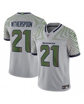 Devon Witherspoon Seattle Seahawks Nike 2025 Rivalries Collection Limited Trikot – Wolf Grau