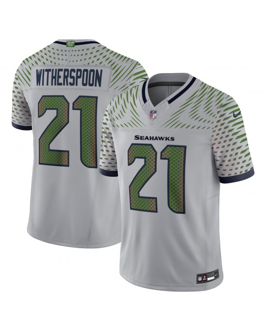Devon Witherspoon Seattle Seahawks Nike 2025 Rivalries Collection Limited Trikot – Wolf Grau