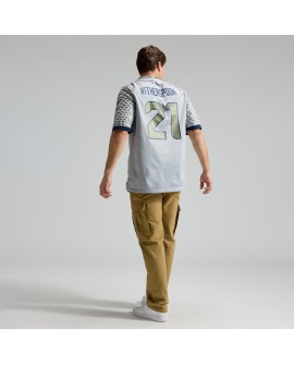 Devon Witherspoon Seattle Seahawks Nike 2025 Rivalries Collection Spieler Trikot – Wolfgrau