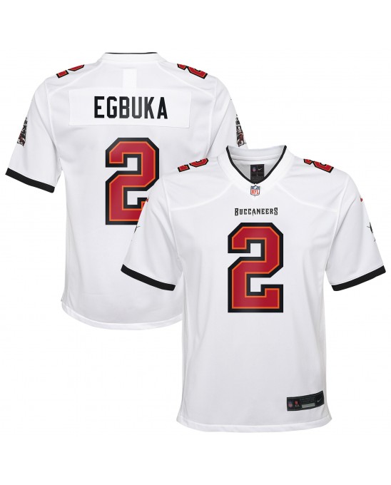 Emeka Egbuka Tampa Bay Buccaneers Nike Jugend-Spieler Trikot in Weiß – Weiß