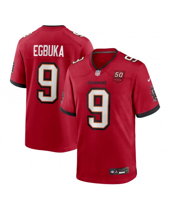 Emeka Egbuka Tampa Bay Buccaneers Nike Team Game-Trikot – Rot