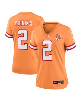 Emeka Egbuka Tampa Bay Buccaneers Nike Women's Alternate 2 50th SeasonTrikot - Creamsicle