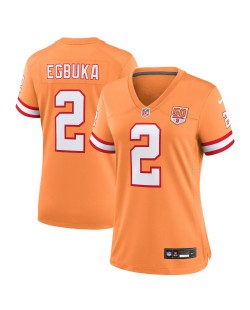 Emeka Egbuka Tampa Bay Buccaneers Nike Women's Alternate 2 50th SeasonTrikot - Creamsicle