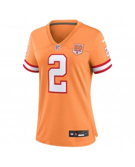 Emeka Egbuka Tampa Bay Buccaneers Nike Women's Alternate 2 50th SeasonTrikot - Creamsicle