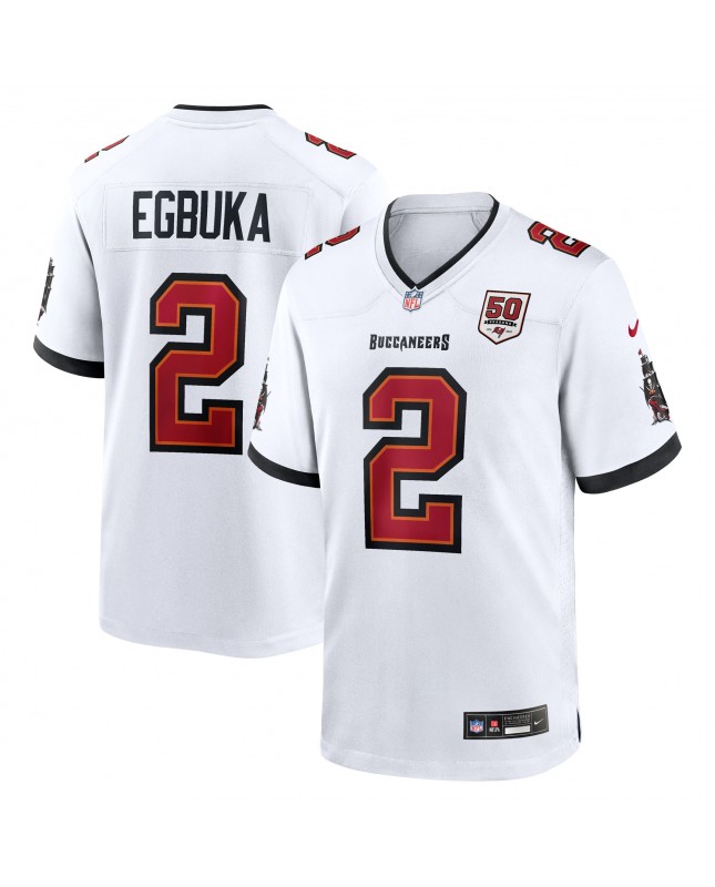 Emeka Egbuka Tampa Bay Buccaneers Nike Spieler Trikot der 50. Saison – Weiß