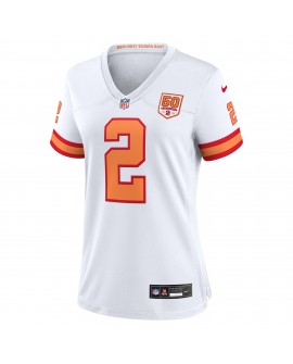 Emeka Egbuka '76 Tampa Bay Buccaneers Nike Damen-Ausweichtrikot für die 50. Saison – Weiß