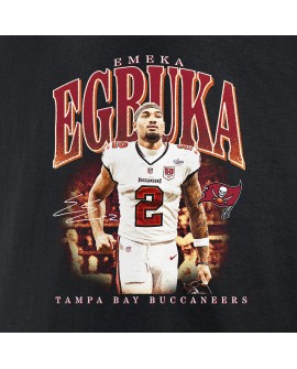 Emeka Egbuka Tampa Bay Buccaneers Big & Tall Spieler Hype T-Shirt – Schwarz