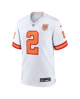 Emeka Egbuka '76 Tampa Bay Buccaneers Nike Alternate 50. Saison-Spieler Trikot – '76 Weiß