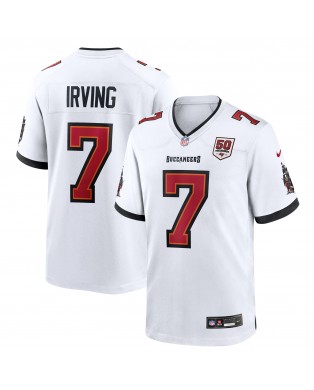 Bucky Irving Tampa Bay Buccaneers Nike 50. Saison Weißes Spieler Trikot – Weiß