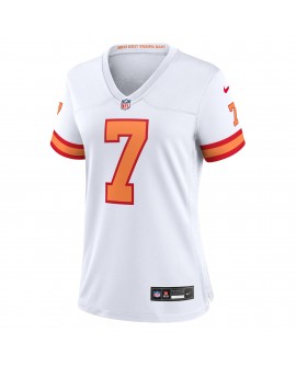 Bucky Irving '76 Tampa Bay Buccaneers Nike Damen-Spieler Trikot – Weiß