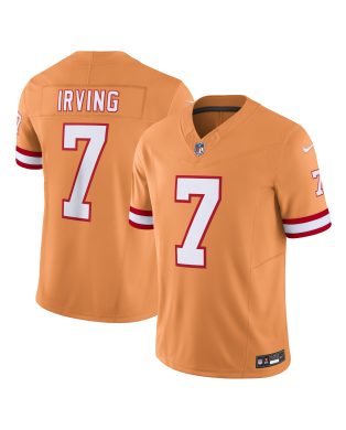 Bucky Irving Tampa Bay Buccaneers Nike Alternate 2 Throwback Vapor F.U.S.E. Limitiertes Trikot – Orange