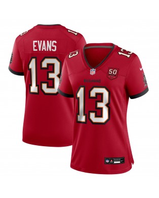 Mike Evans Tampa Bay Buccaneers Nike Damen-Team-Spieler Trikot der 50. Saison – Rot
