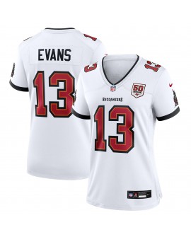 Mike Evans Tampa Bay Buccaneers Nike Damen-Spieler Trikot der 50. Saison in Weiß – Weiß